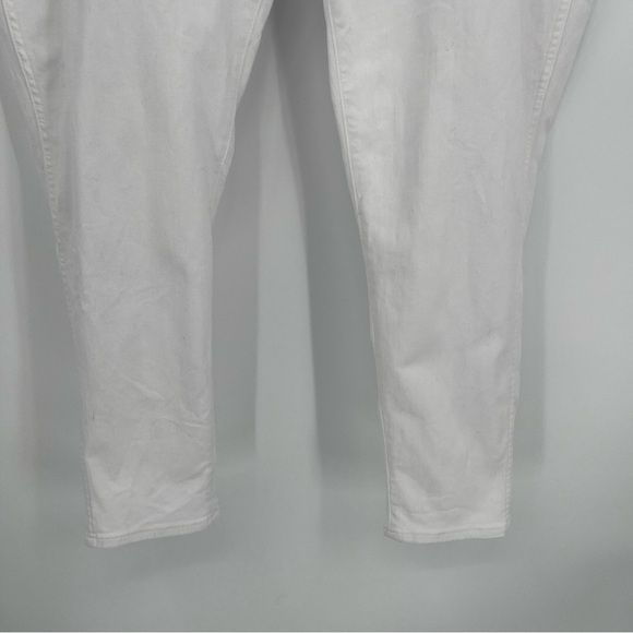 MADEWELL 10" High Rise Skinny Crop Button fly White Jeans Size 37 NWT Women’s - Picture 4 of 10